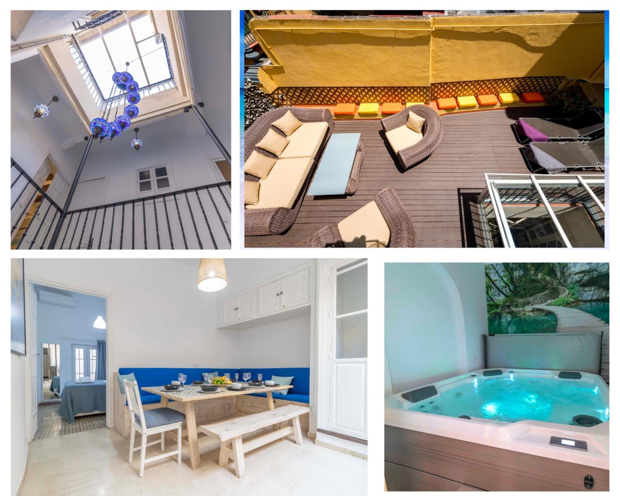 House -Rooftop&Jacuzzi -Stayinإشبيلية المظهر الخارجي الصورة